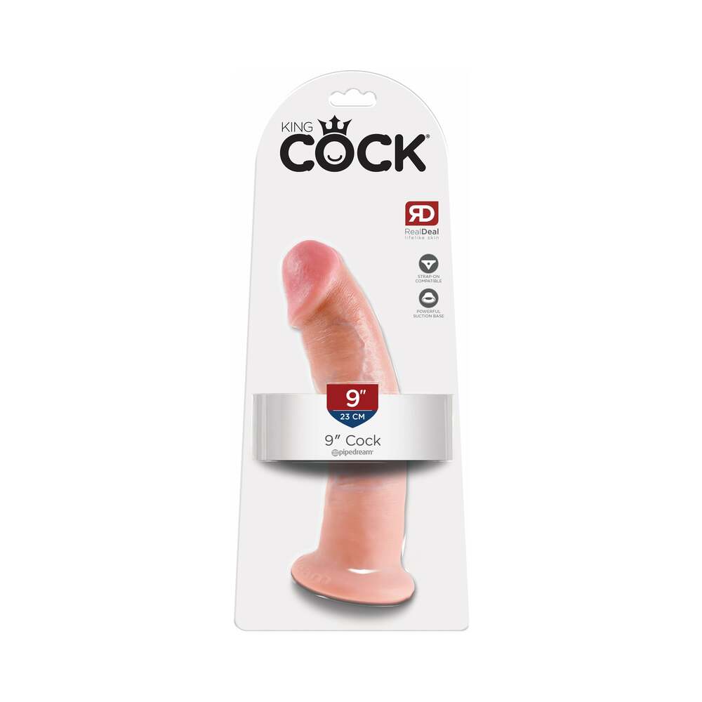 Pipedream King Cock 9 in. Cock Realistic Dildo With Suction Cup