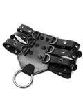 GOTHIC COLLAR WITH SPIKES AND O RING