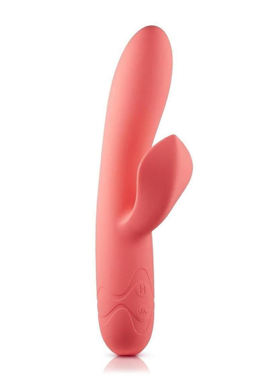 Hush Silicone Rabbit Vibrator - Coral