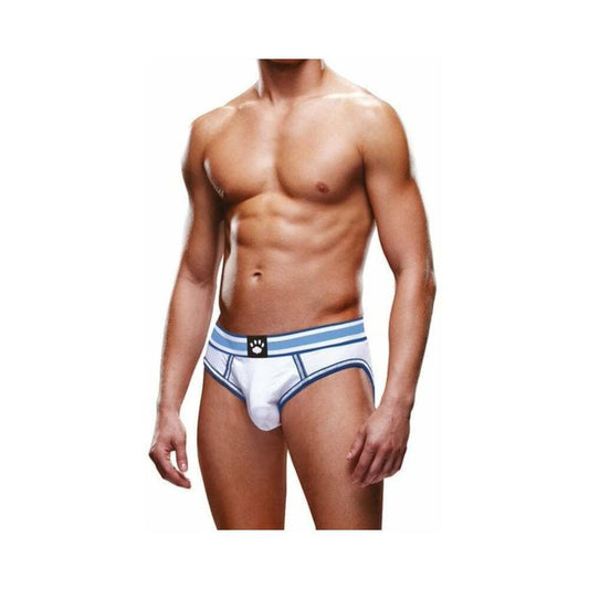 Prowler Open Brief White/Blue