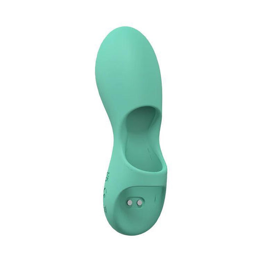 LoveLine Joy 10 Speed Finger Vibe Silicone Rechargeable Waterproof Green