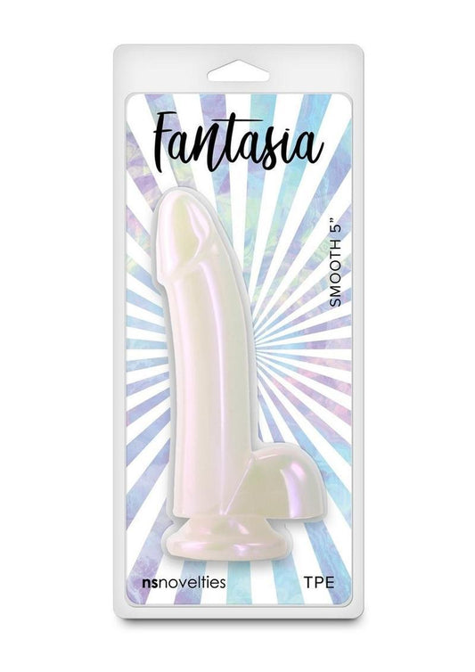 Fantasia Smooth Dildo 5in - White