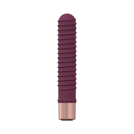 LoveLine Poise 10 Speed Mini-Vibe Silicone Rechargeable Waterproof Burgundy