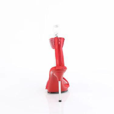 Fabulicious  Chic-40Red Faux Leather-RS/Red