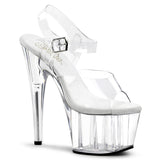 ADORE-708 7' CLEAR HEEL