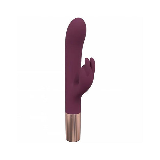 LoveLine Traveler Rabbit Silicone Rechargeable Splashproof Burgundy