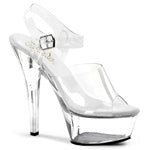 CLEAR 6IN HEEL