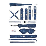 OUCH DENIM BONDAGE KIT BLUE(DISCONTINUED)