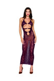 Cherry Lacquer Bodystocking Gown & Shrug - BOXED