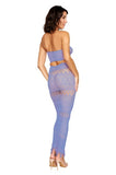 Dreamgirl Lavender Haze Bodystocking Gownv- BOXED