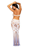 Dreamgirl Seamless Bodystocking Ombre Gown - BOXED