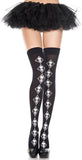 Skull Print Thigh Hi (DISCONTINUED)