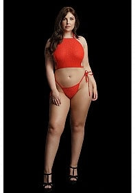 Festive Rhinestone Top and Thong OSX